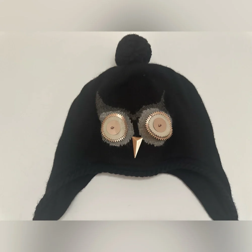 New Kate Spade Classic Owl Hat/Beanie